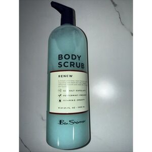 Ben Sherman Exfoliating Mens Body Scrub Renew Sea Salt +Vitamin E